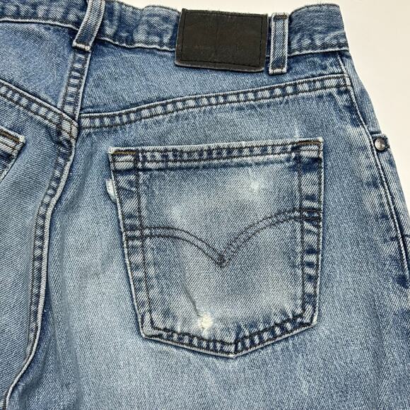 Vintage Levis Silvertab Jeans Mens 30x32 Blue Loose Distressed Faded Y2K Hip Hop - Picture 9 of 15